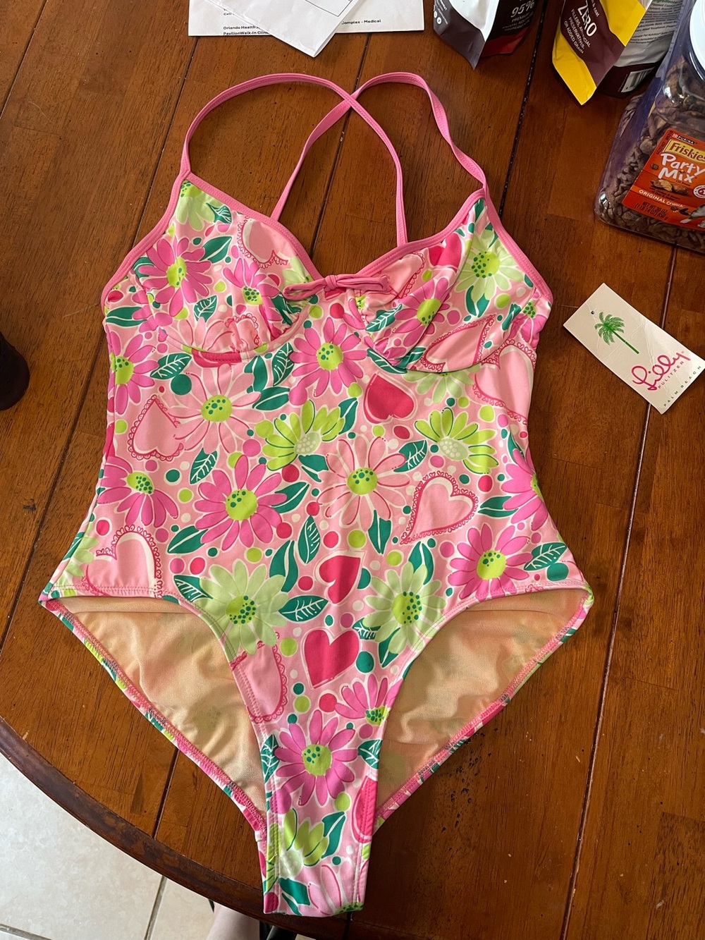 VINTAGE Lilly Pulitzer Selma one-piece bathing suit SIZE 10